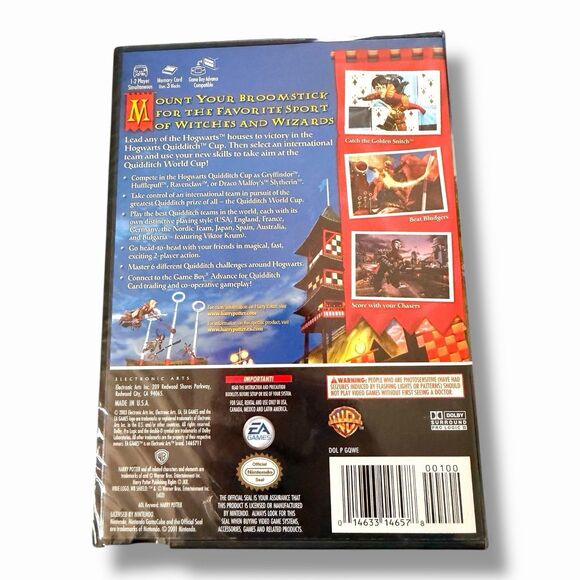 Harry Potter: Quidditch World Cup (Nintendo Gamecube, 2003) NEW FACTORY SEALED - Picture 2 of 5